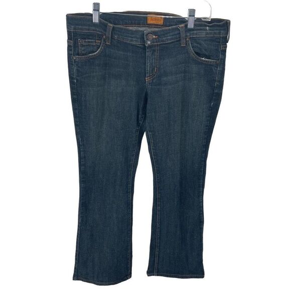 James Jeans Women's Dry Aged Bootcut Low Rise Dark Wash Denim Blue Size 32 - Picture 6 of 14